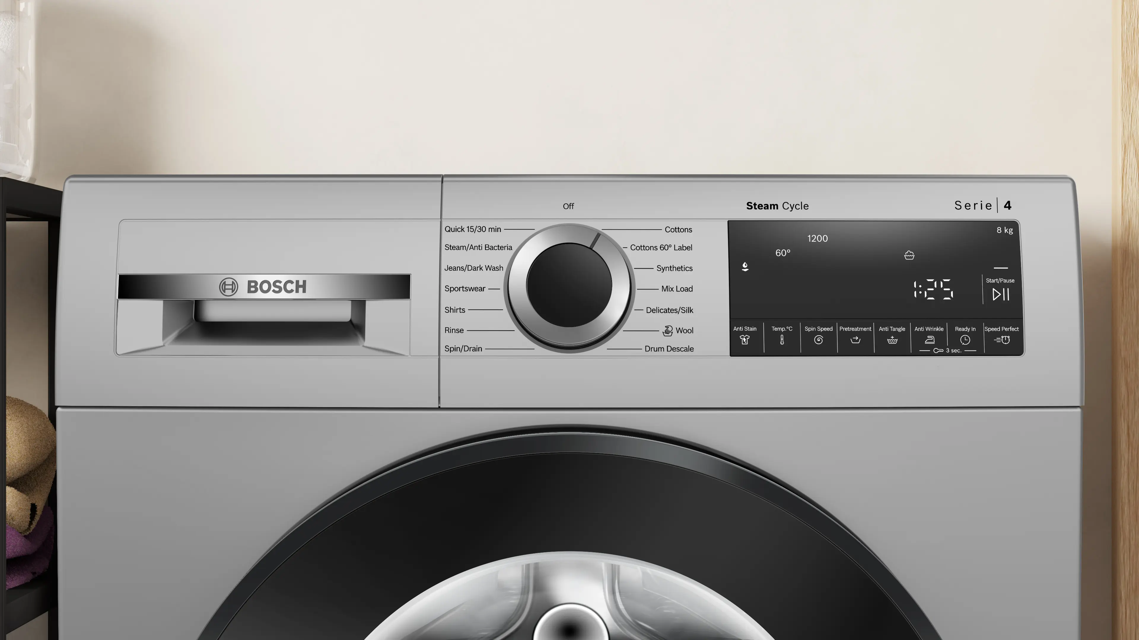 Bosch 8 kg Front Load (WGA1320SIN) view 2