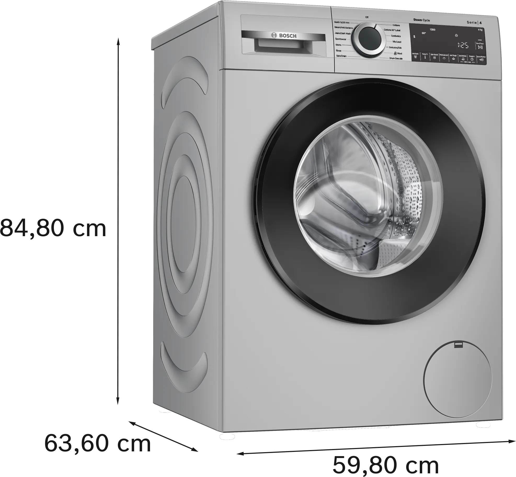 Bosch 8 kg Front Load (WGA1320SIN) view 4