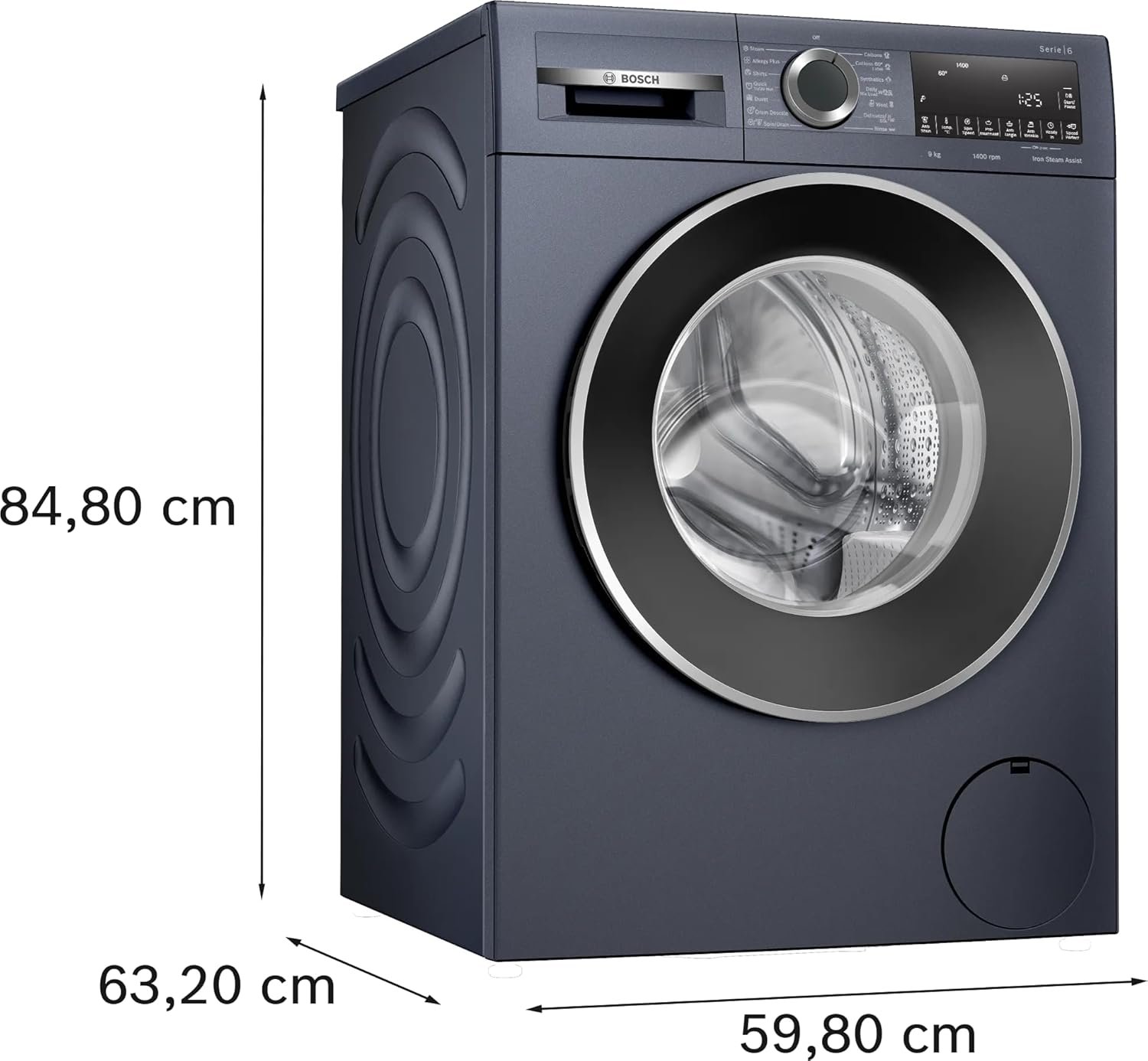 Bosch 9 kg Front Load (WGA244ZPIN) view 3