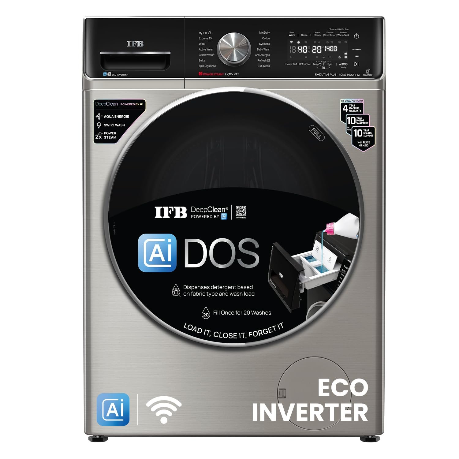 IFB 11kg Front Load Washing Machine (Executive Plus VSG 1114) view 2