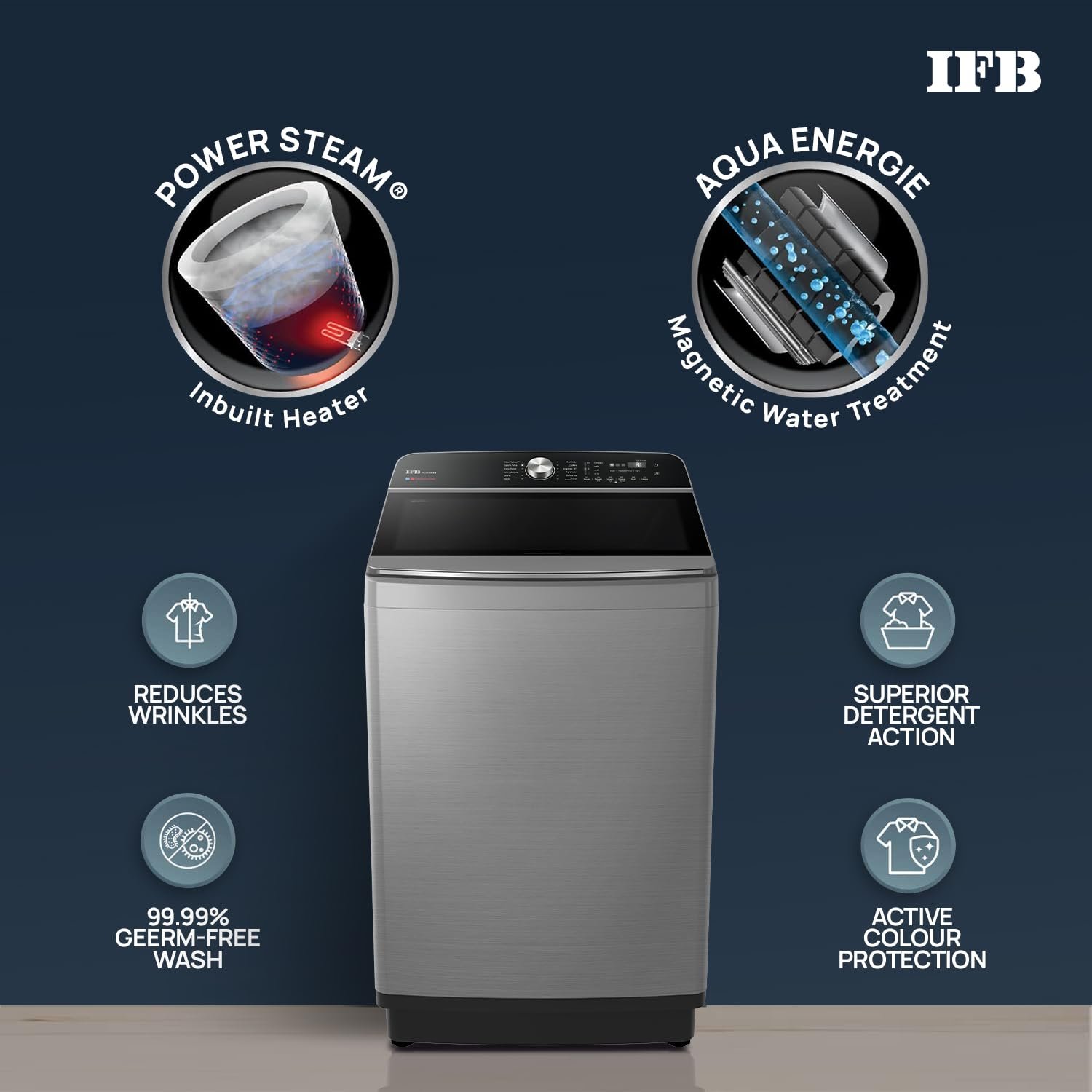 IFB 11kg Top Load Washing Machine (TL111IN3SN) view 4