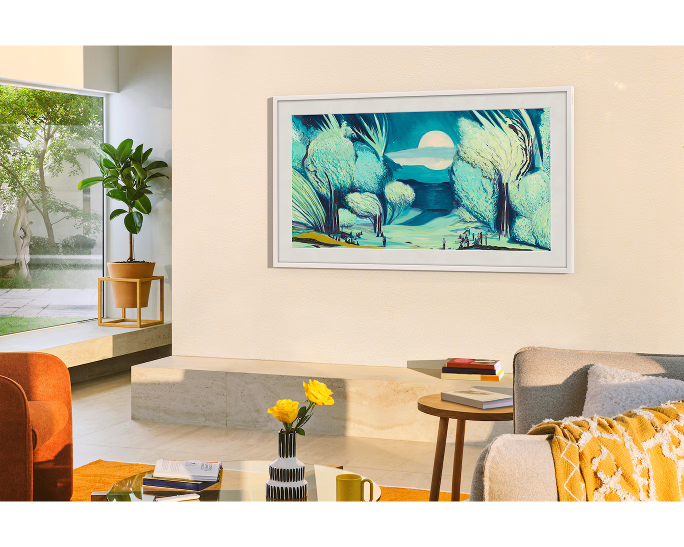 Samsung 55 inch 4K UHD QLED Frame TV (55LS03FAU) view 5