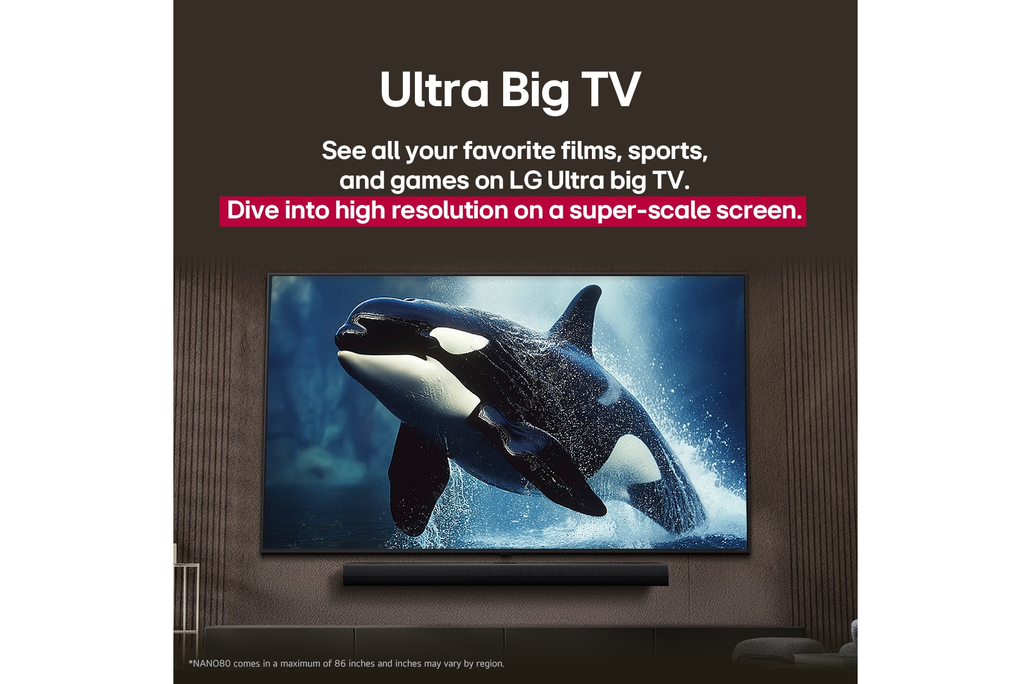 LG 55 inch 4K UHD NanoCell LED TV (55NANO83A6A) view 4