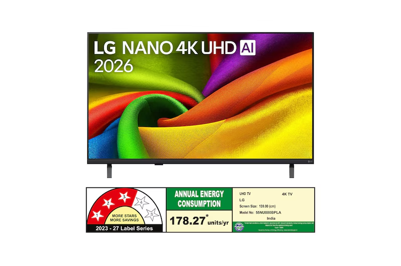 LG 55 inch 4K UHD Nano UHD TV (55NU880BPLA) view 5