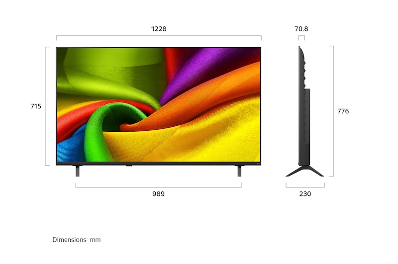 LG 55 inch 4K UHD Nano UHD TV (55NU875BPLA) view 4