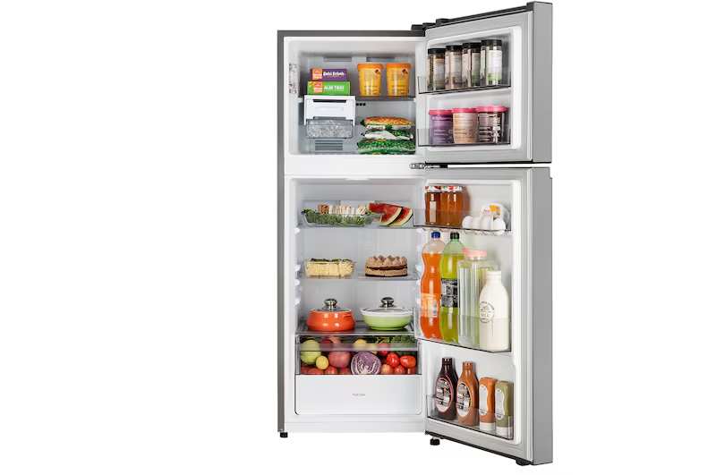 LG 225 L Double Door Refrigerator - Shiny Steel (GLT2216WYPZ) view 3