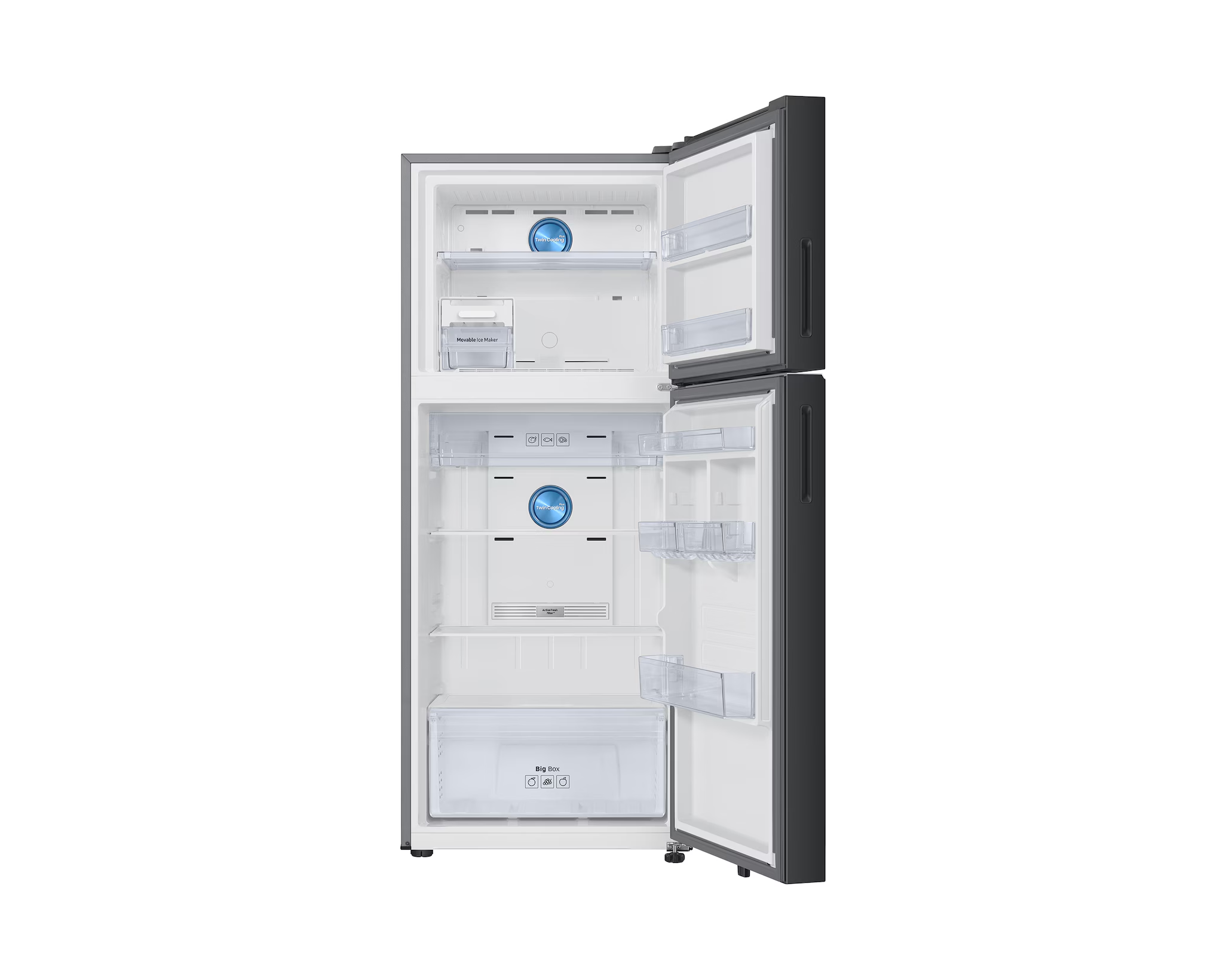 Samsung 396 L Double Door Refrigerator (RT41HB6A4222) view 3