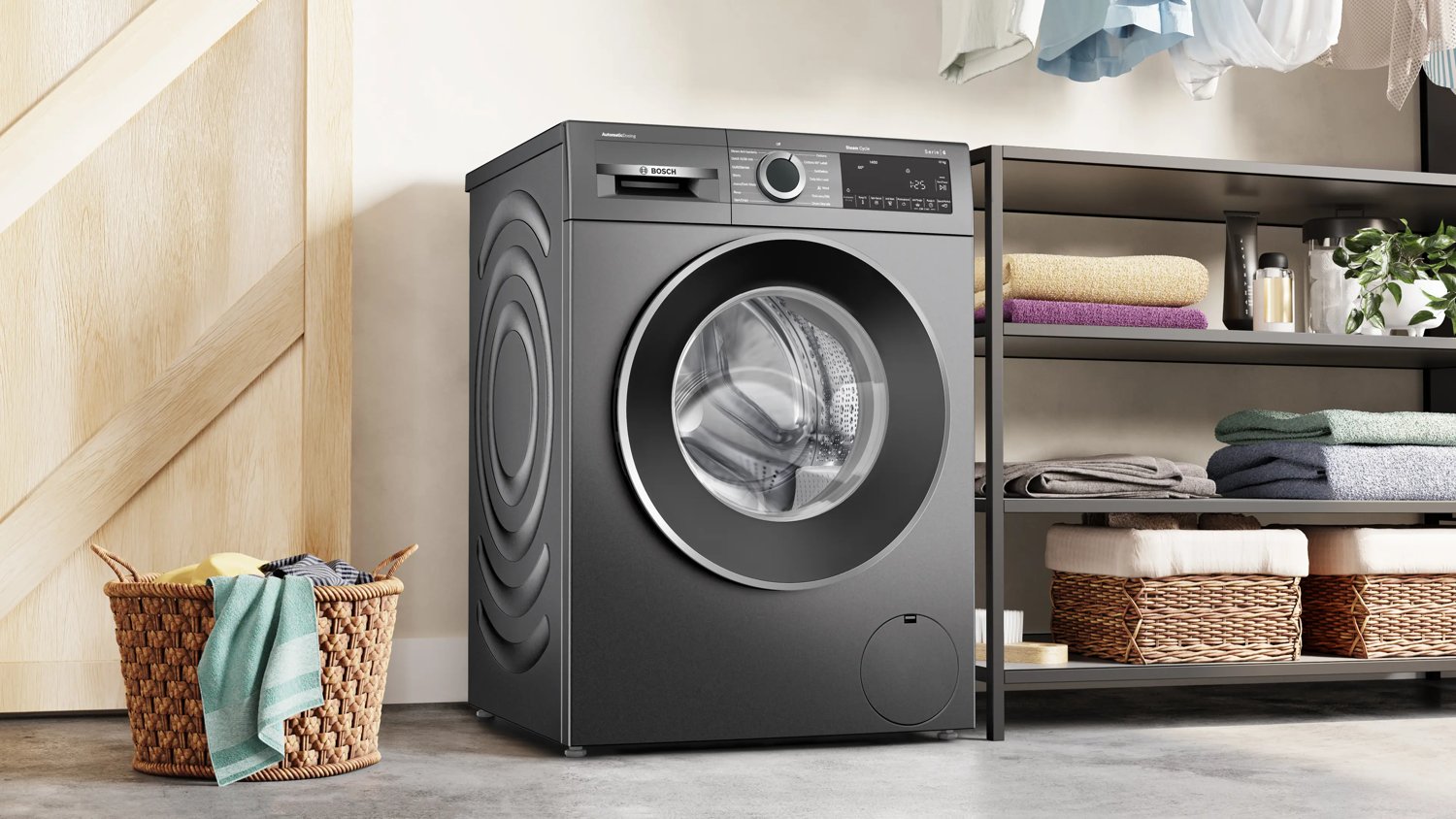 Bosch 10 kg Front Load - Cast Iron Grey (WGA254IRIN) view 5