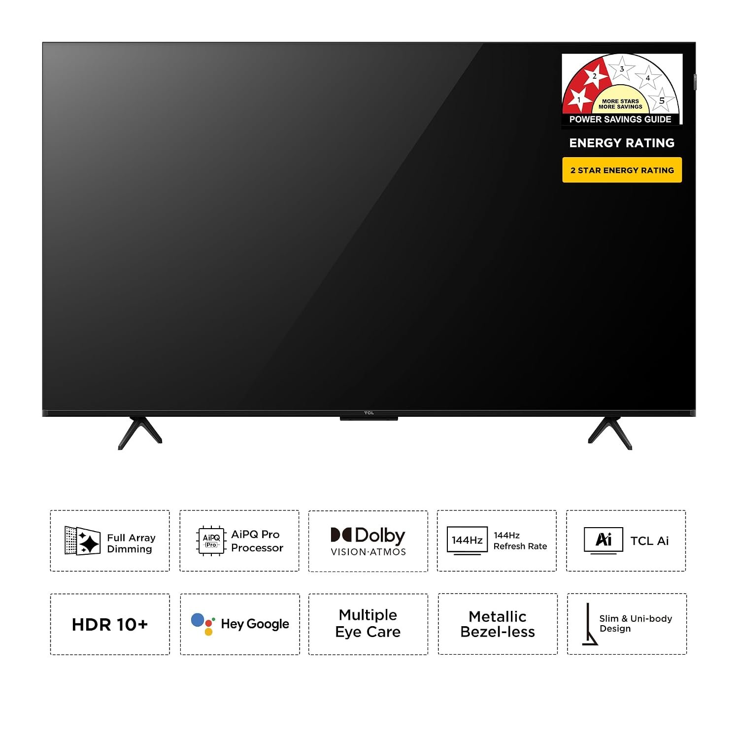 TCL 55 inch 4K QD-Mini LED TV (55A400 PRO) view 2