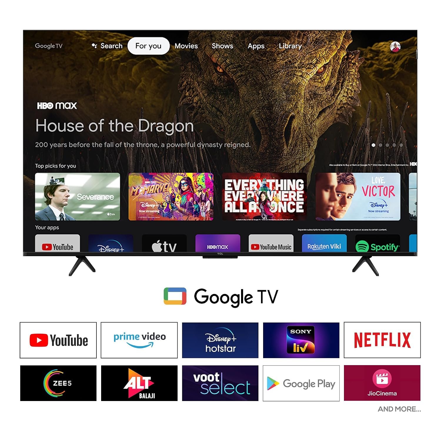TCL 55 inch 4K QD-Mini LED TV (55A400 PRO) view 3