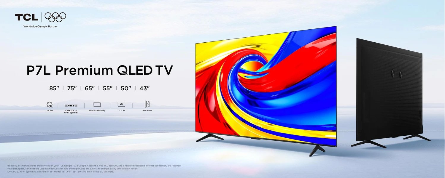 TCL 55 inch 4K QLED TV (55P7L) view 4