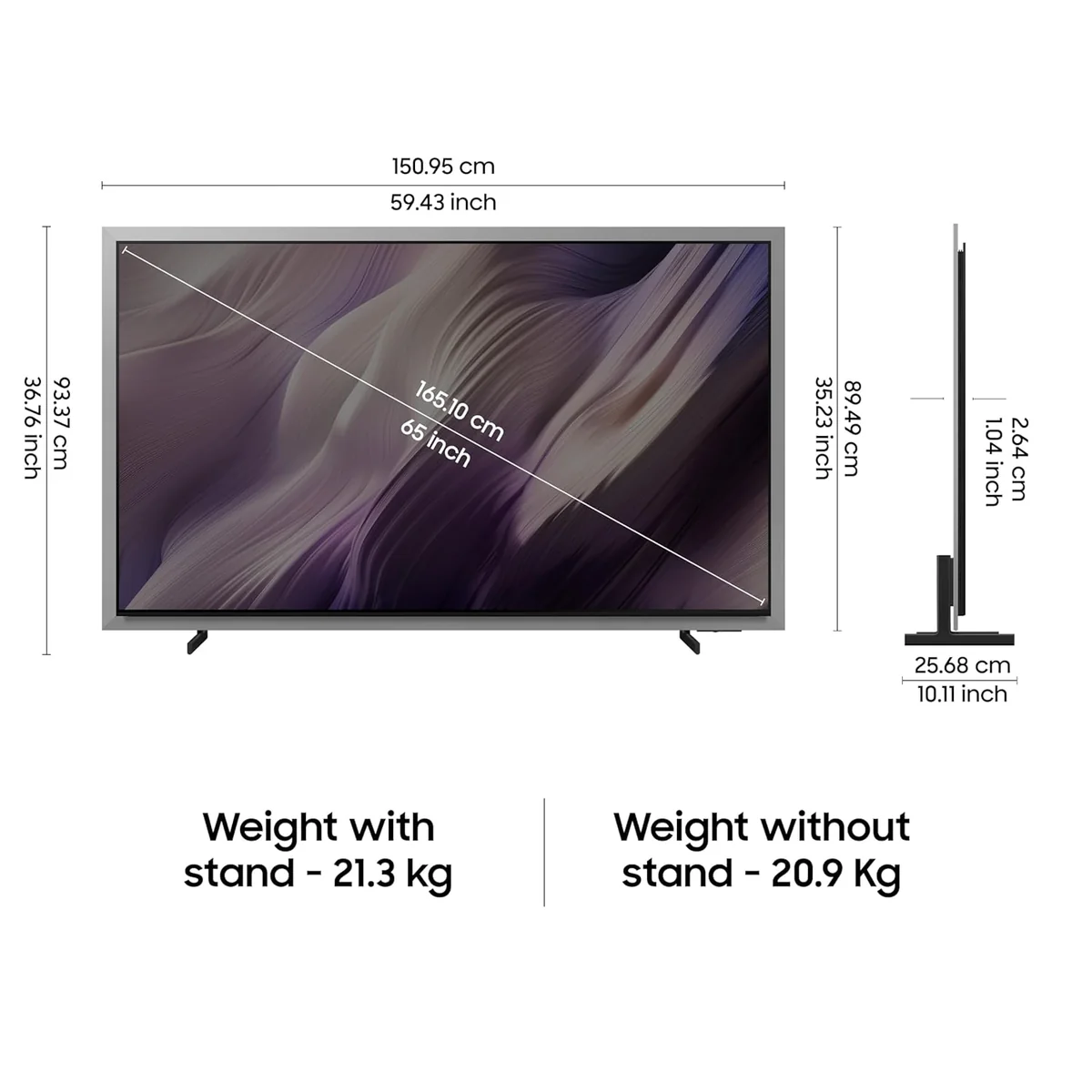 Samsung 65 inch 4K UHD OLED TV - 65S95HXU view 6