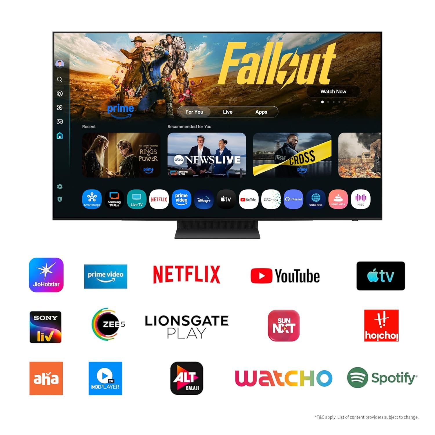 Samsung 55 inch 4K UHD OLED TV - 55S90HAU view 4