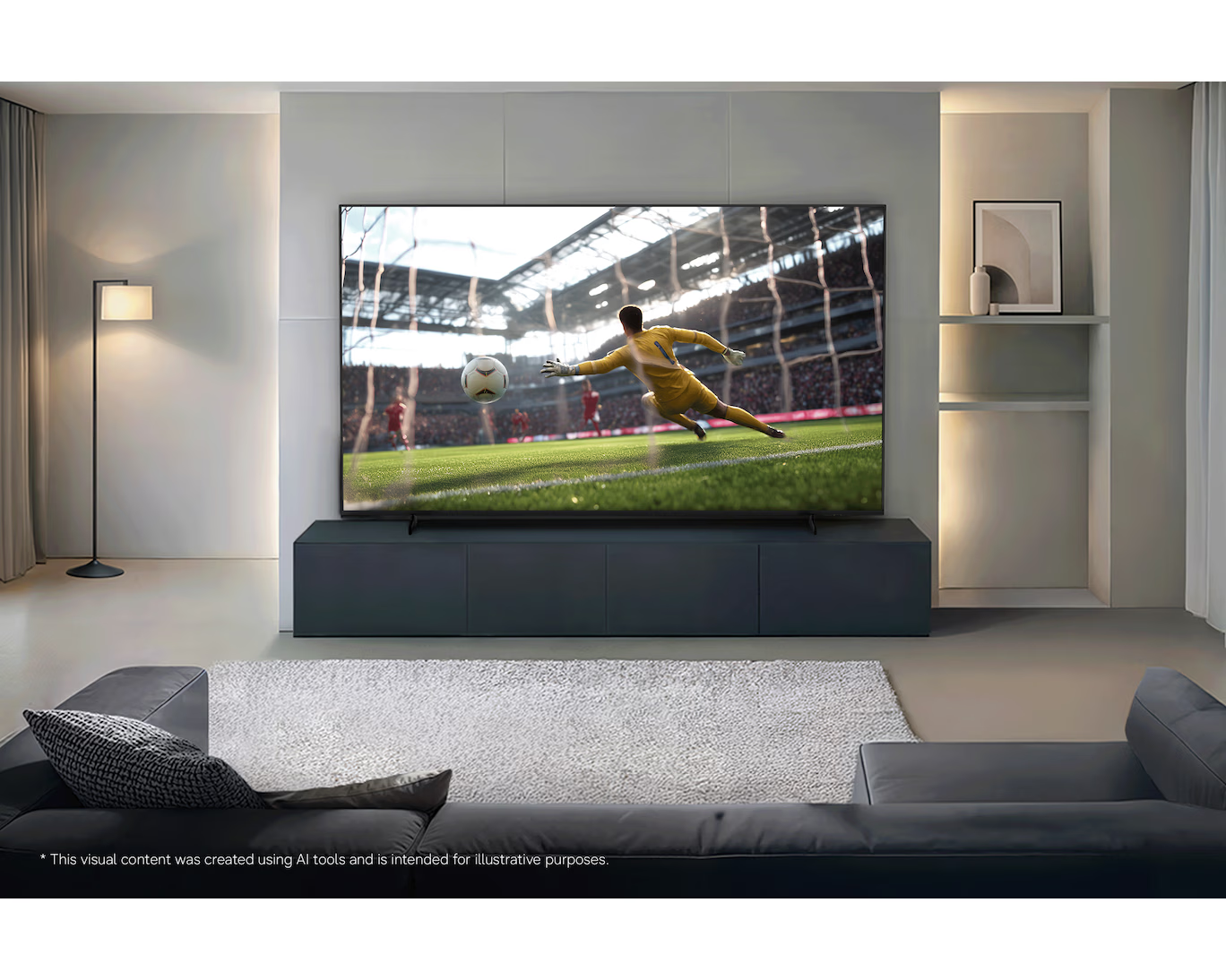 Samsung 75 inch 4K UHD LED TV - 75M80HAU view 4