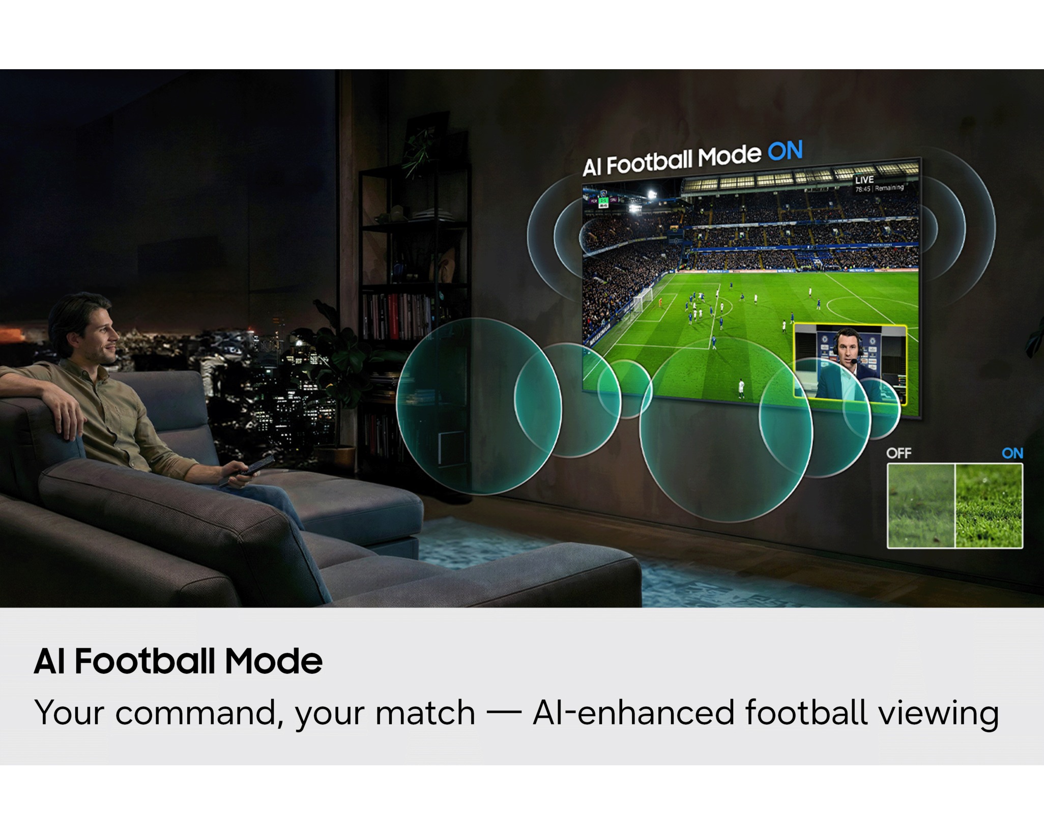 Samsung 75 inch 4K UHD LED TV - 75M80HAU view 5