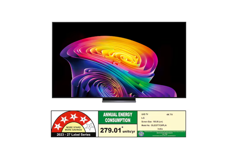 LG 77 inch 4K UHD OLED TV - OLED77C6PLA view 2
