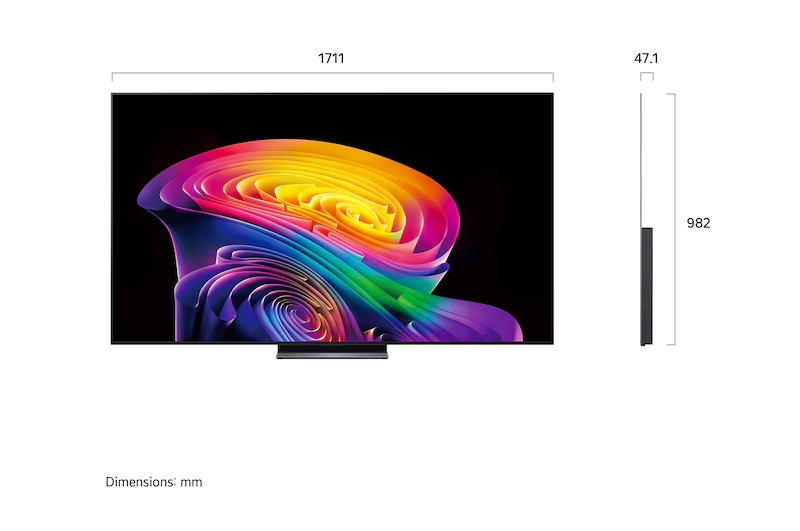 LG 77 inch 4K UHD OLED TV - OLED77C6PLA view 3