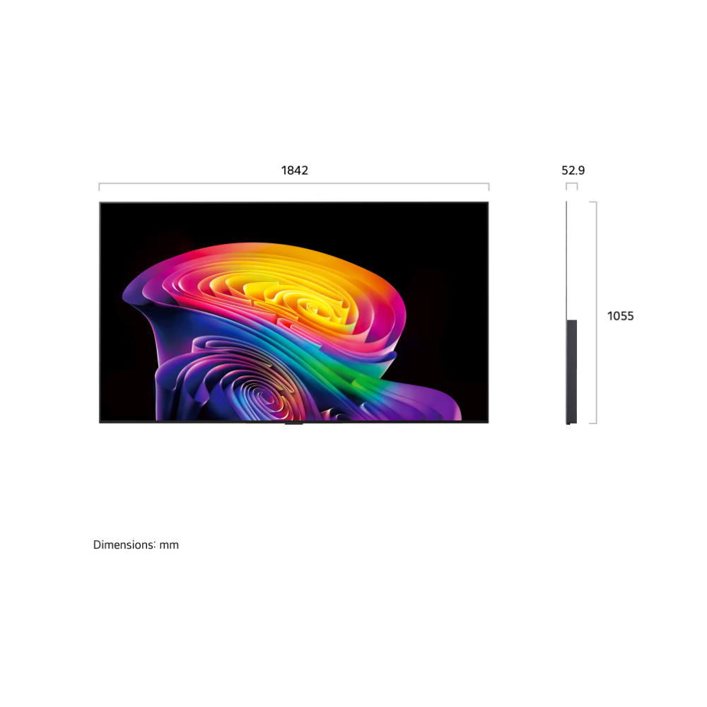 LG 83 inch 4K UHD OLED TV - OLED83C6PLA view 2