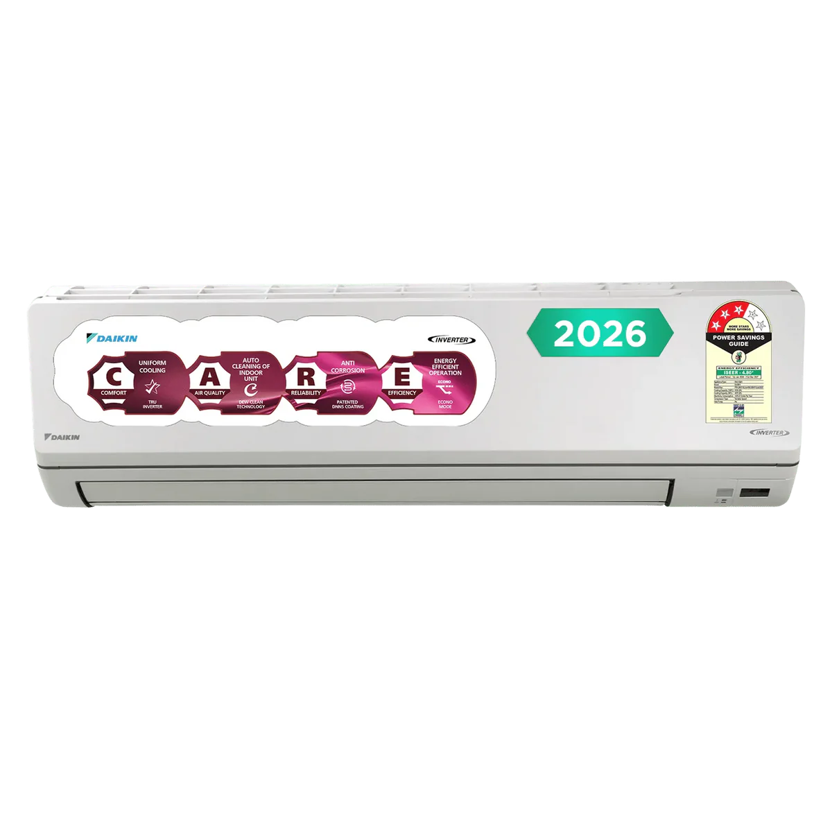 Daikin 2.6 Ton 3 Star Inverter Split AC (FTKL90XV16)