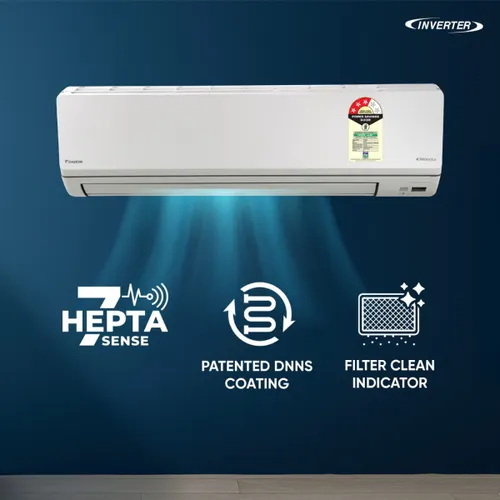 Daikin 2 Ton 3 Star Inverter Split AC (FTKL71XV) view 3