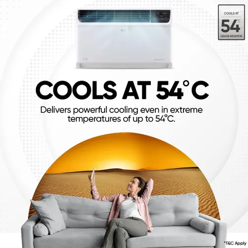 LG 1.5 Ton 5 Star Inverter Window AC (AW-Q18WUZA) 2026 view 4