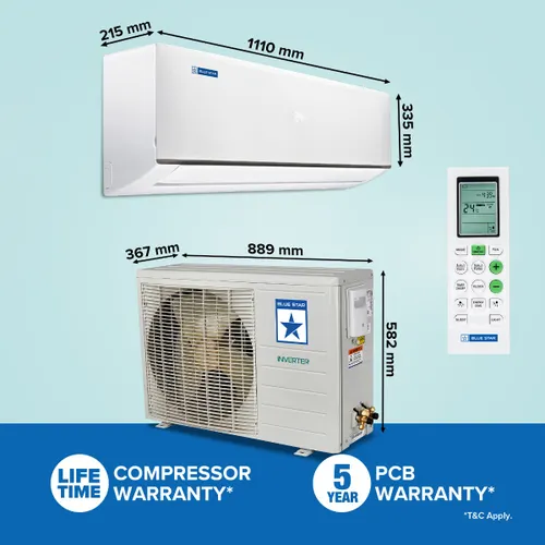 Bluestar 2 Ton 3 Star Inverter Split AC (IA322DXU) 2026 view 3