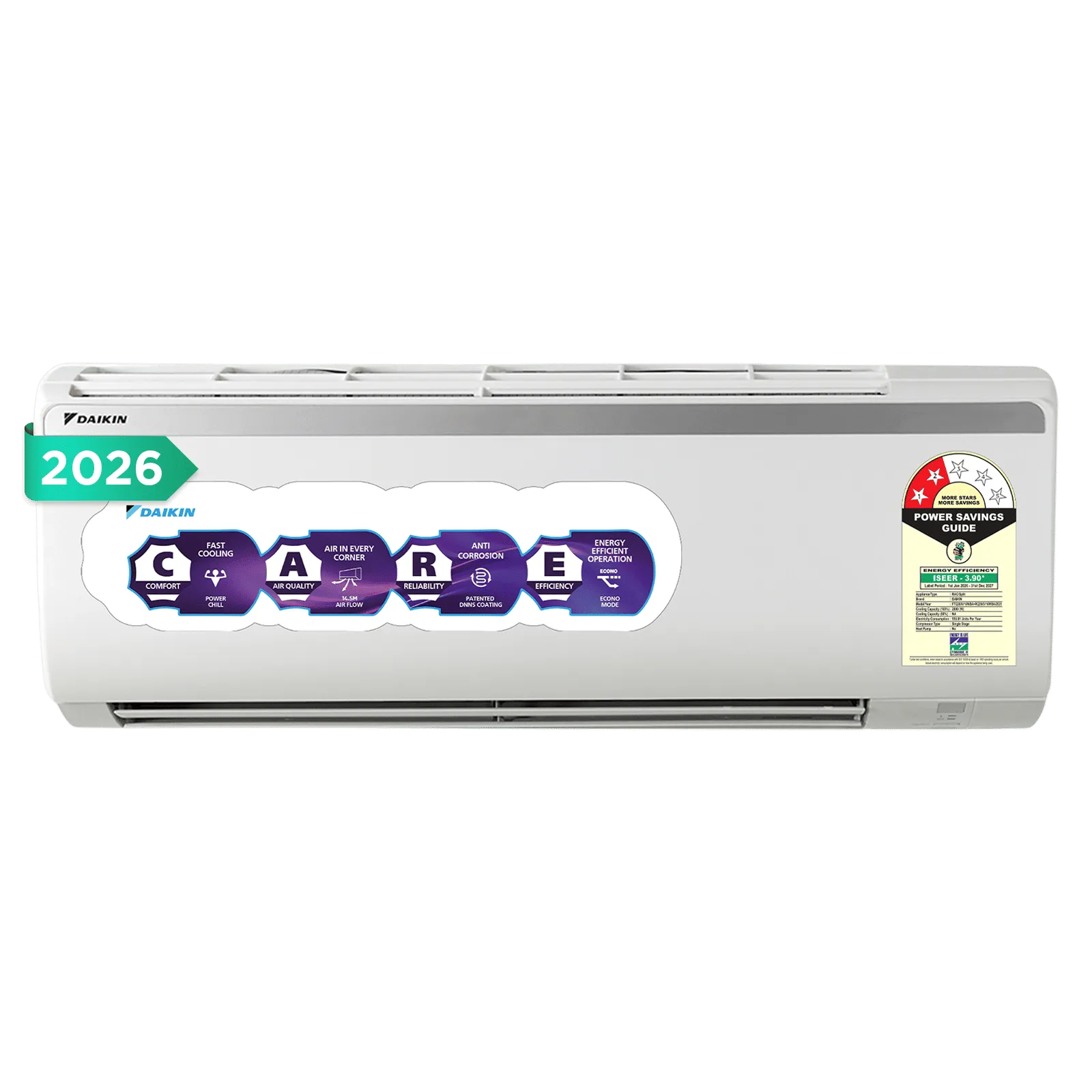 Daikin 1 Ton 2 Star Fixed Speed Split AC (FTQ35XV16)