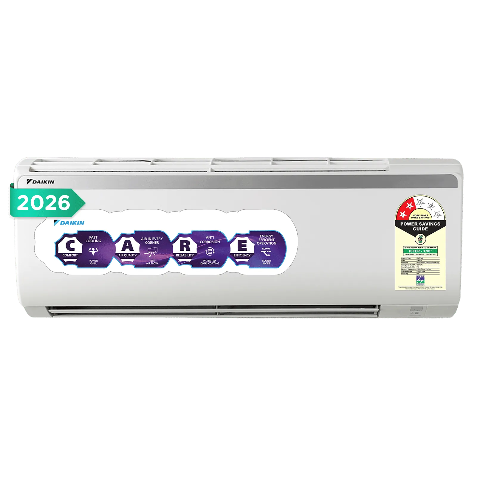 Daikin 1.5 Ton 2 Star Fixed Speed Split AC (FTQ50XV16)