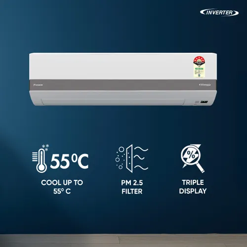 Daikin 1.5 Ton 5 Star Inverter Split AC (FTKM50XV16) view 3