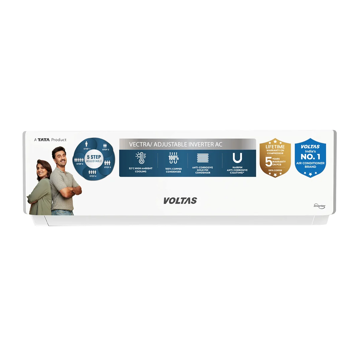 Voltas 2 Ton 5 Star Inverter Split AC (245INV Vectra Plush)