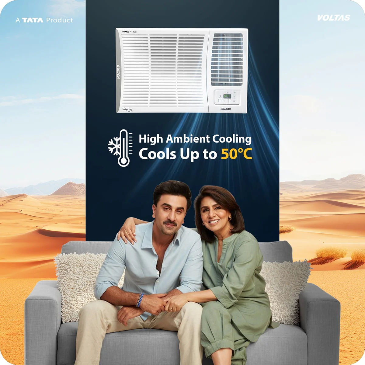 Voltas 1.5 Ton 3 Star Inverter Window AC (183Inv Elite) view 2