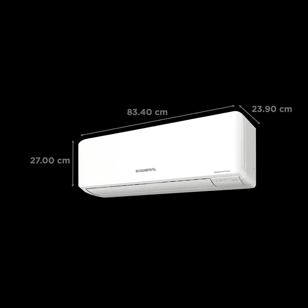 O General 2 Ton 3 Star Inverter Split AC (ASGG24CPWA-B) view 2