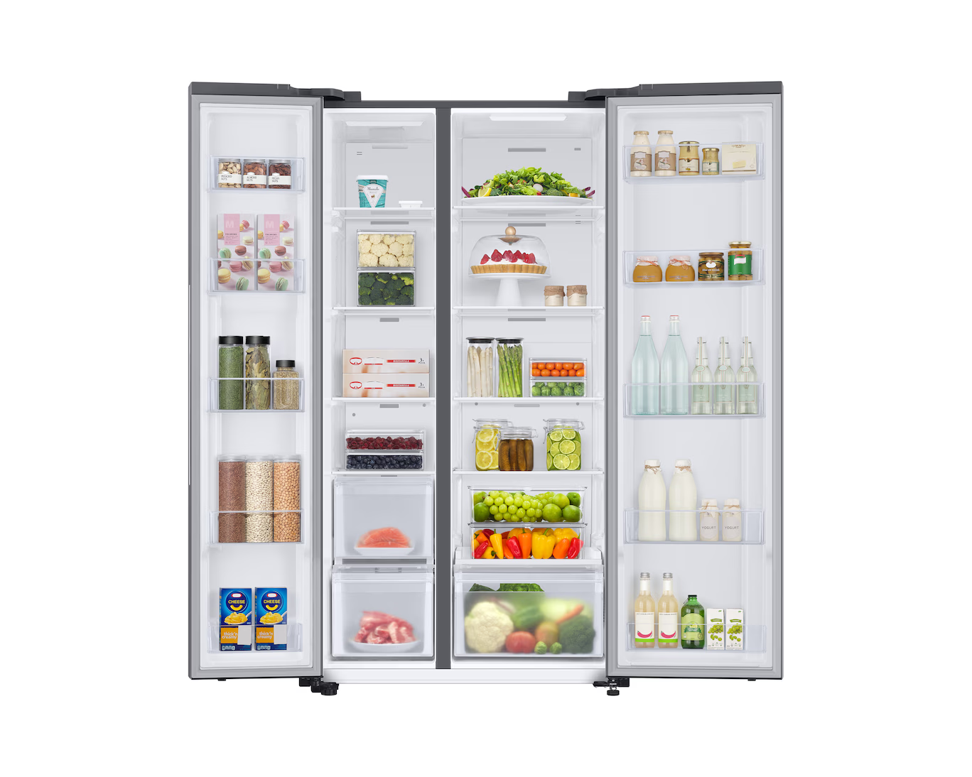 Samsung 653 L Side-by-Side Refrigerator (RS76CG8103B1) view 3