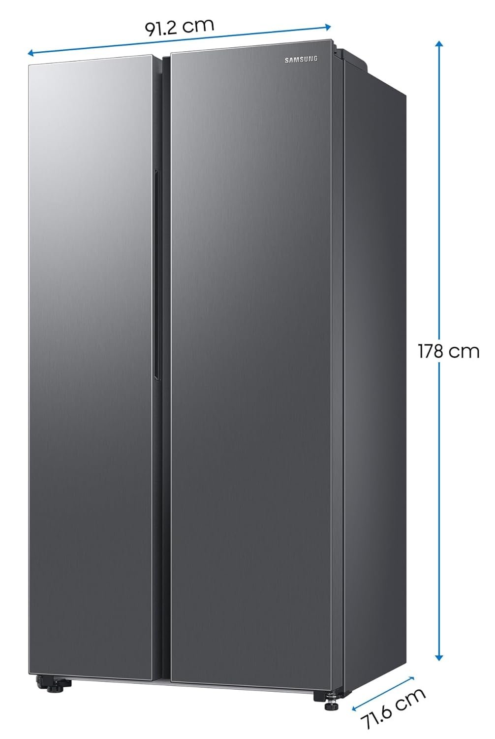 Samsung 653 L Side by Side Refrigerator (RS76CG8103S9HL) view 2