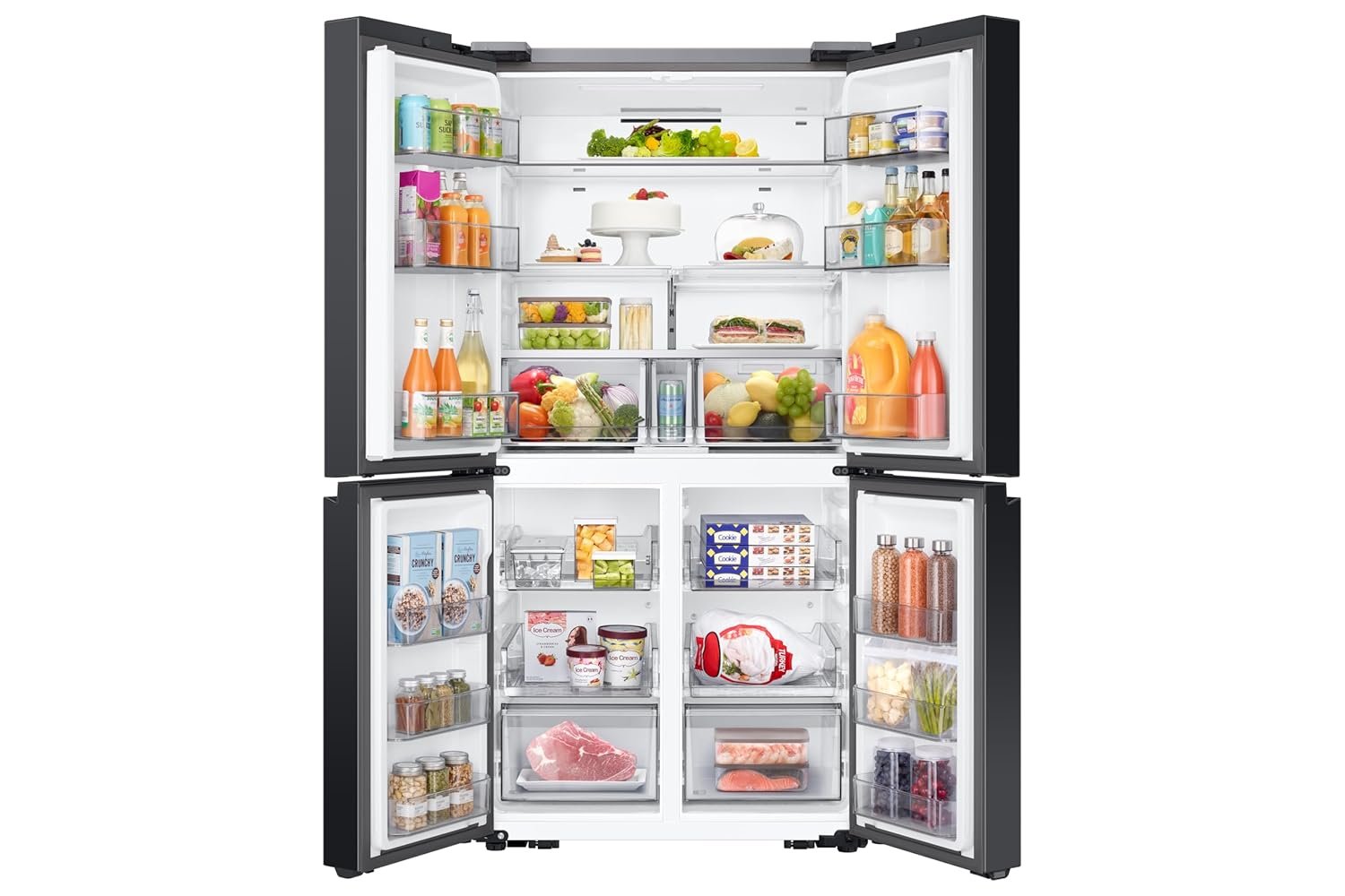 Samsung 650 L French Door Refrigerator (RF65DB90BD12) view 3