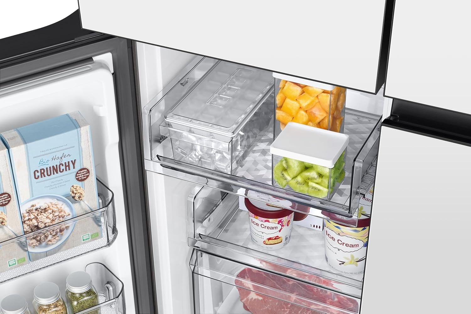 Samsung 650 L French Door Refrigerator (RF65DB90BD12) view 4