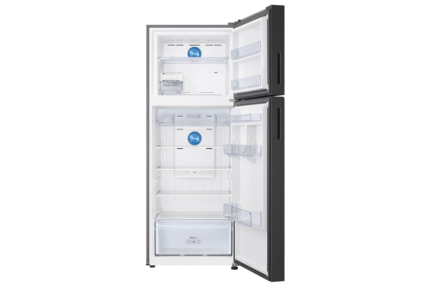 Samsung 467L Double Door Refrigerator (RT80H51C2BHL) view 3