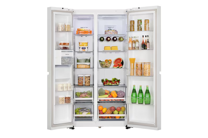 LG 650L Side by Side Refrigerator (B257DLW3) view 2