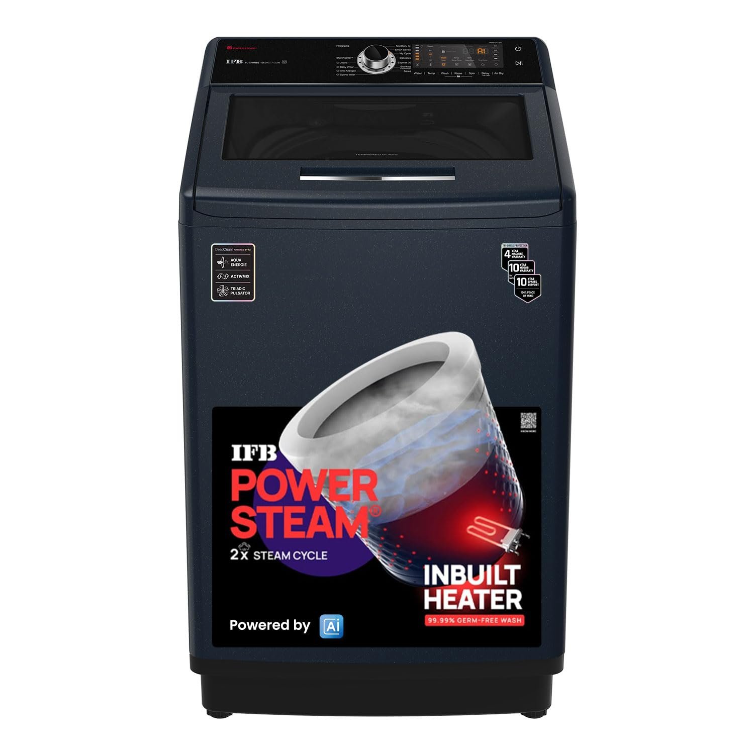 IFB 10kg Top Load Washing Machine (TL S4RBS) view 2