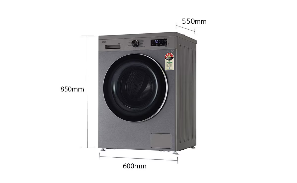 LG 8kg Front Load Washing Machine (FHB1208Z4P) view 3