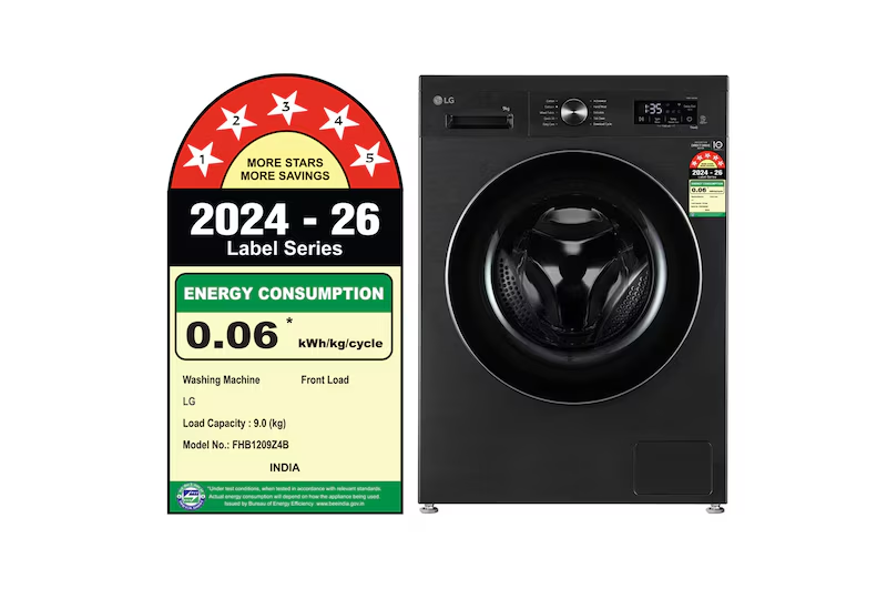 LG 9kg Front Load Washing Machine (FHB1209Z4B) view 2