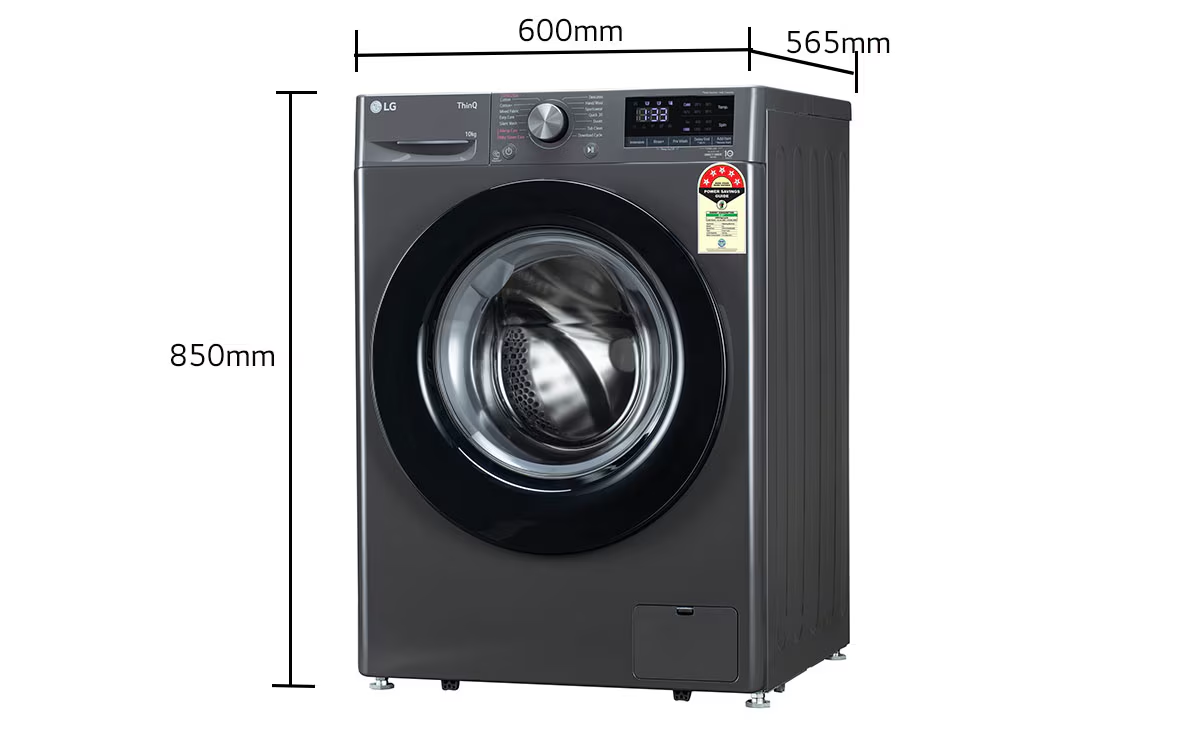 LG 10kg Front Load Washing Machine (FHP1410Z3M) view 3
