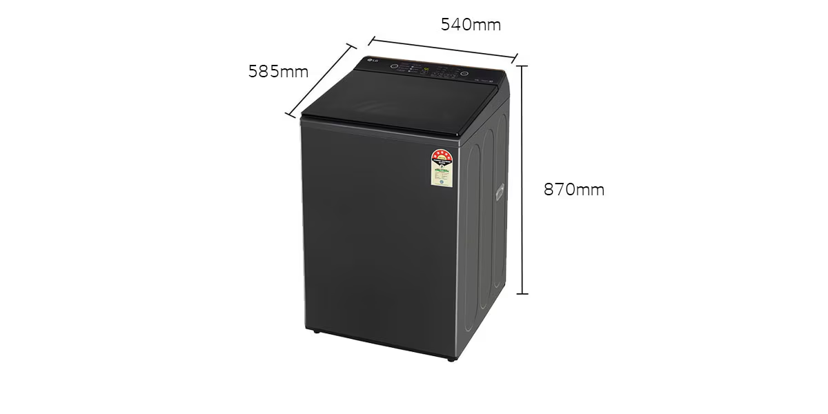 LG 9 kg Top Load (T90KMMB3Z) view 2
